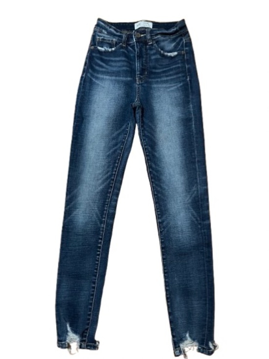BKE Denim - BKE Billie Slim Fit High-Rise Ankle Skinny Denim Jeans - Blue Size 24